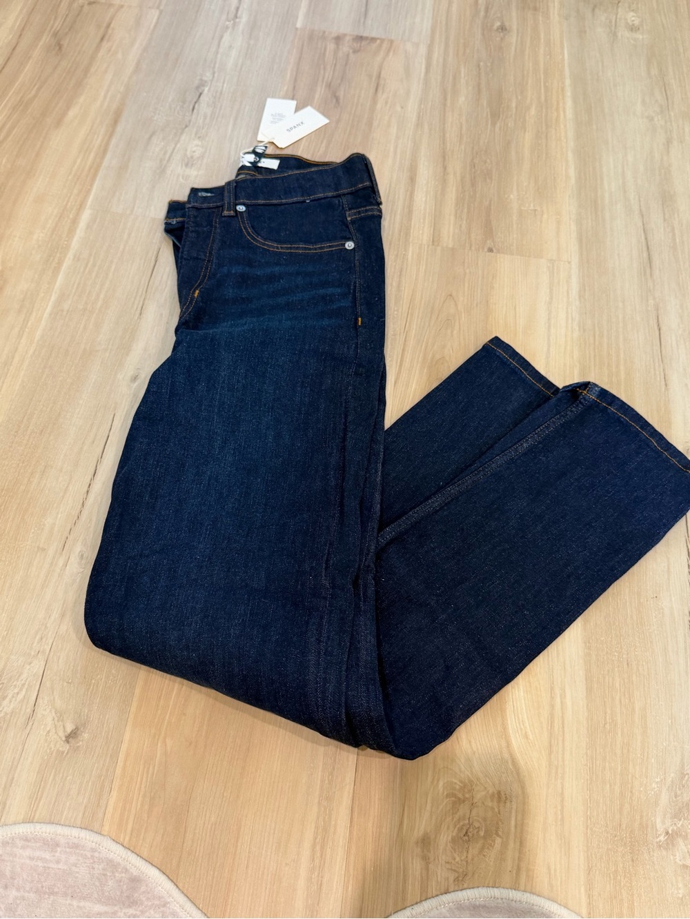 SPANX Indigo Straight-Leg Jeans